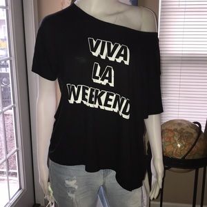 RETROBRAND BY MACY’S VIVA LA WEEKEND T-SHIRT